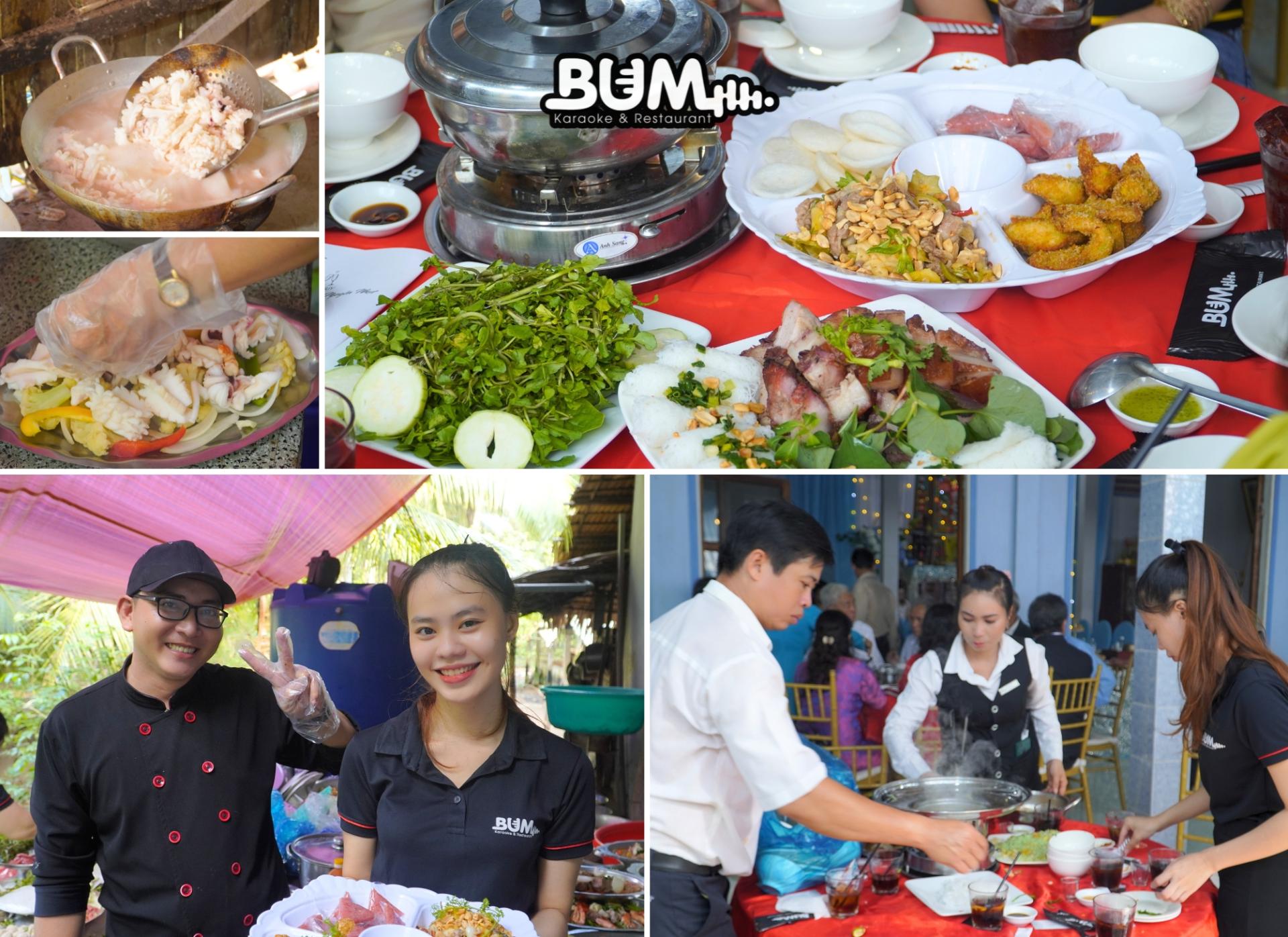 Dịch vụ nấu tiệc tại Bến Tre trọn gói, giá rẻ